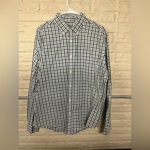 Men’s Large John Bartlett Consensus Long Sleeve Button Down Plaid Shirt
